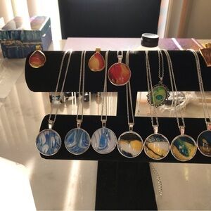 Colorful Pendant Necklace Collection